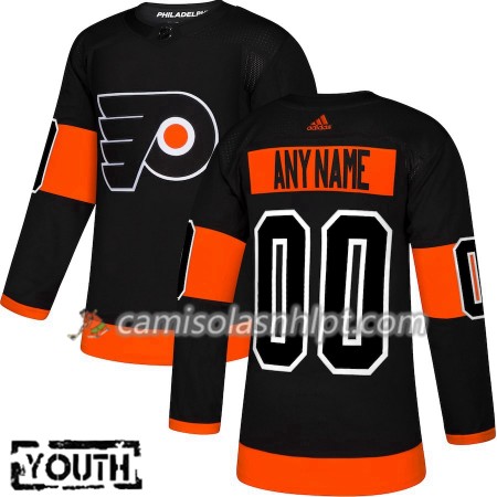 Camisola Philadelphia Flyers Personalizado Adidas 2018-2019 Alternate Authentic - Criança
